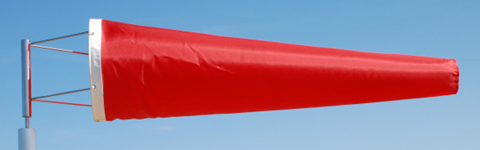 Windsocks Red 4 foot long. H/D Polyurethane Mouth
